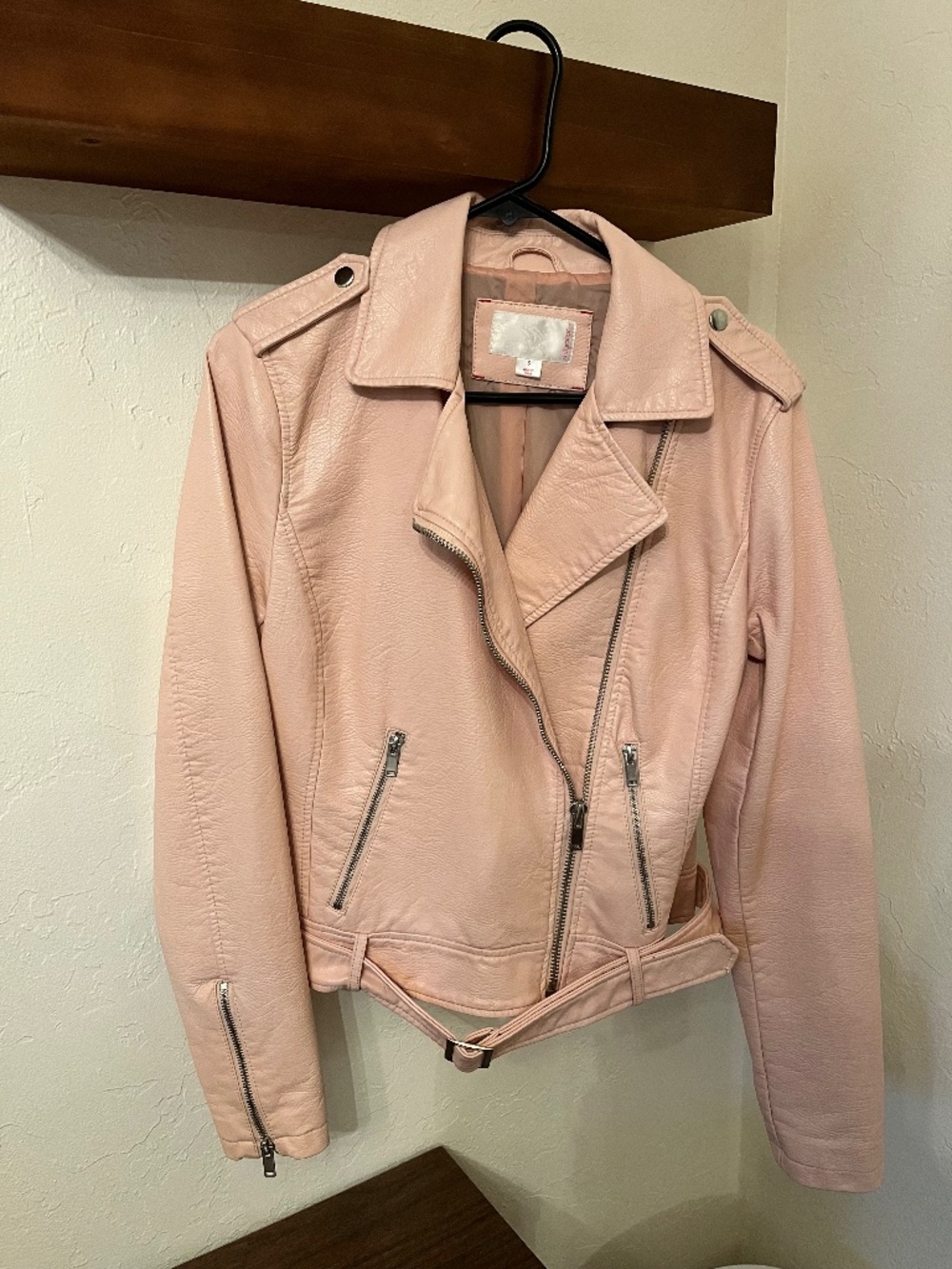 Xhilaration Pink Biker Jacket